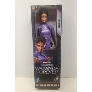 Marvel Black Panther Wakanda Forever Shuri Titan Hero Series 12" Action Figure